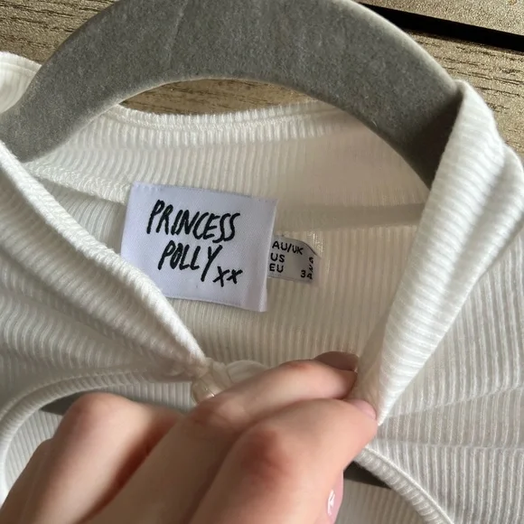 Princess polly white carenza top - Picture 2 of 4